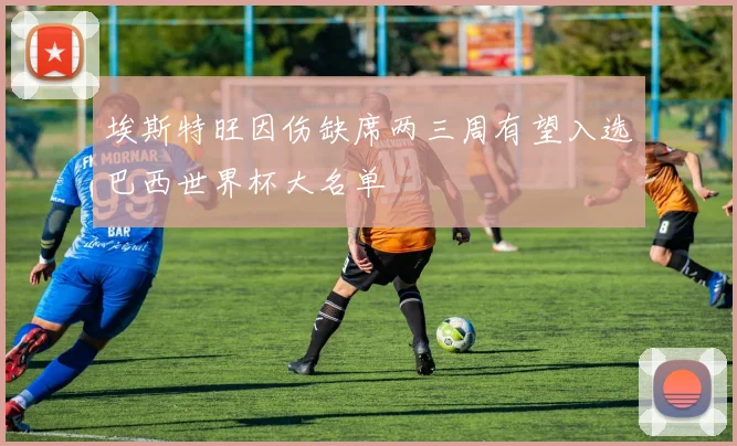 埃斯特旺因伤缺席两三周有望入选巴西世界杯大名单